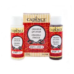   Cadence Crocodile Crackle – Krokodil repesztő - Barna - 2x70 ml