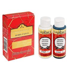   Cadence Crocodile Crackle – Krokodil repesztő - Türkiz - 2x70 ml
