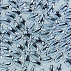 Zabszemgyöngy, 3x6 mm - ezüst