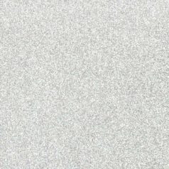 Dekorgumi csillámos  - ezüst - 20x30 cm x 2 mm