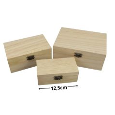 Natúr fa doboz - 12,5cm,15 cm, 17,5 cm - 3 db-os szett