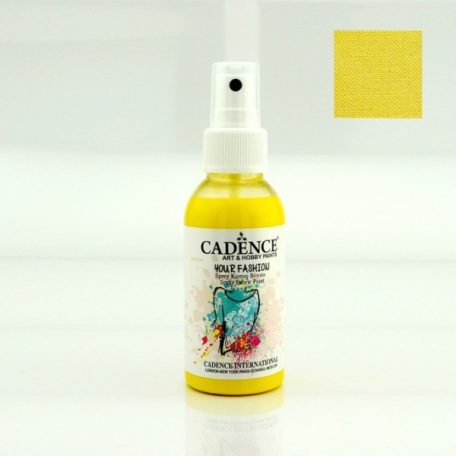 Cadence Textilfesték spray - Lemon Yellow  - 100 ml - 1101