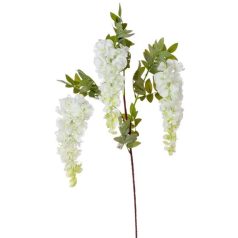 Selyemvirág akác ág - Fehér - 108 cm