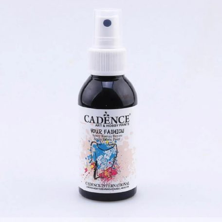 Cadence Textilfesték spray - Fekete - 100 ml - 1119