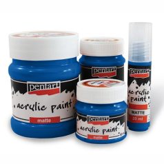   Pentart, matt akrilfesték, sötétkék - 20 ml, 50 ml, 230 ml