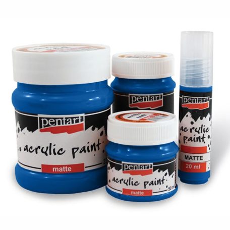 Pentart, matt akrilfesték, sötétkék - 20 ml, 50 ml, 230 ml