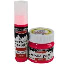Pentart, fényes akrilfesték - Kármin - 20 ml, 50 ml
