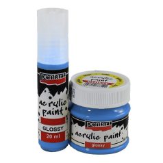 Pentart, fényes akrilfesték, kék - 20 ml, 50 ml 