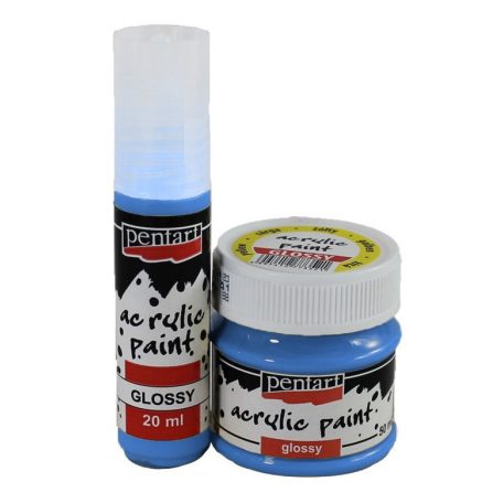 Pentart, fényes akrilfesték - Kék - 20 ml, 50 ml 