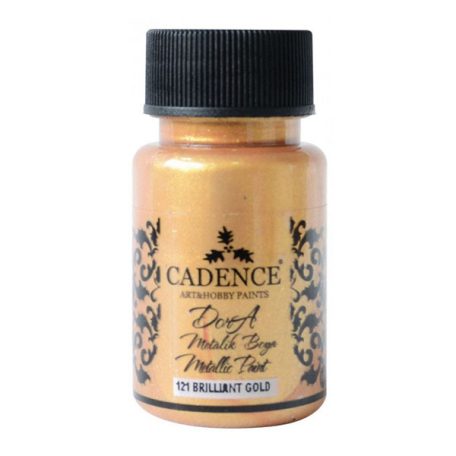 Cadence Dora Perla metálfesték - Brilliant Gold - 50 ml - 121