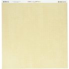 Bo Bunny scrapbook papír - Almond Double Dot - 2 oldalas -  30,5 x 30,5 cm