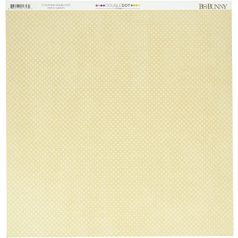  Bo Bunny scrapbook papír - Almond Double Dot - 2 oldalas -  30,5 x 30,5 cm