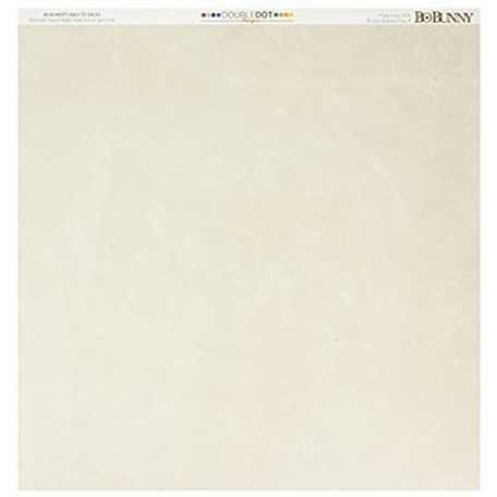Bo Bunny scrapbook papír - Whisper Double Dot - 2 oldalas -  30,5 x 30,5 cm