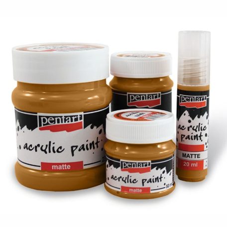 Pentart, matt akrilfesték, világosbarna - 50 ml, 100 ml