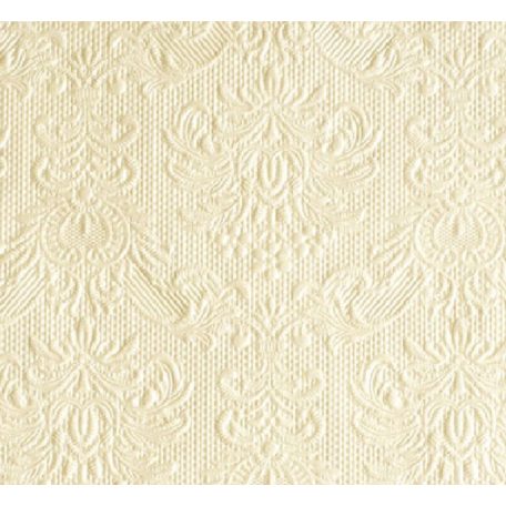 Ambiente dombornyomott papírszalvéta - Elegance pearl cream - 25x25 cm, 33x33 cm, 40x40 cm - 15 db/csomag