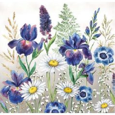   Ambiente papírszalvéta - Mixed Meadow Flowers - 25x25cm,33x33cm - 20 db/csomag