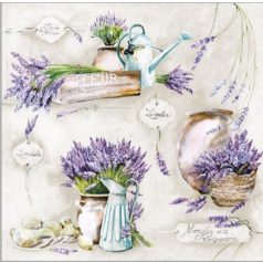   Ambiente papírszalvéta - Fleur de Provence - 33x33 cm - 20 db/csomag