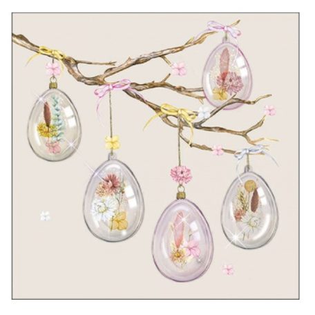 Ambiente papírszalvéta - Glass Eggs Grey - 33x33 cm - 20 db/csomag