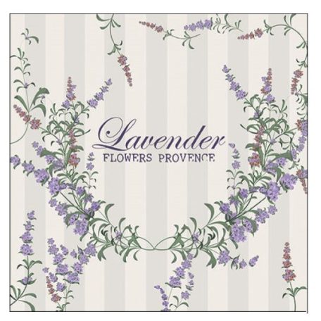 Ambiente papírszalvéta - Lavender Flowers - 33x33cm - 20 db/csomag