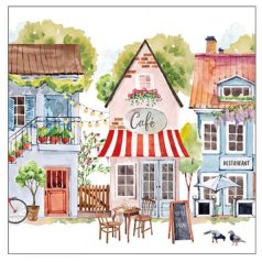Ambiente papírszalvéta - Cottages -  33x33 cm