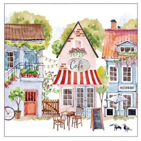 Ambiente papírszalvéta - Cottages -  33x33 cm