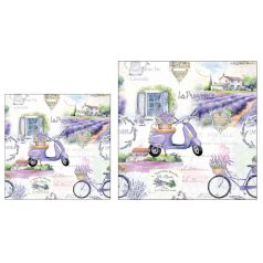   Ambiente papírszalvéta - La Provence - 25x25 cm, 33x33 cm - 20 db/csomag