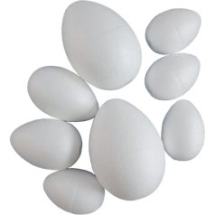 Polisztirol tojás - 4 cm-es - 50 db/csomag 