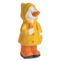 Kacsa figura esőkabátban - 9x4 cm