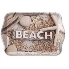 Ambiente - Beach Wood műanyag kistálca - 13x21 cm