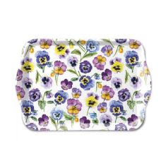 Ambiente - Lots of pansies műanyag kistálca - 13x21cm