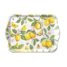 Ambiente műanyag kistálca - Fresh lemons white - 13x21 cm