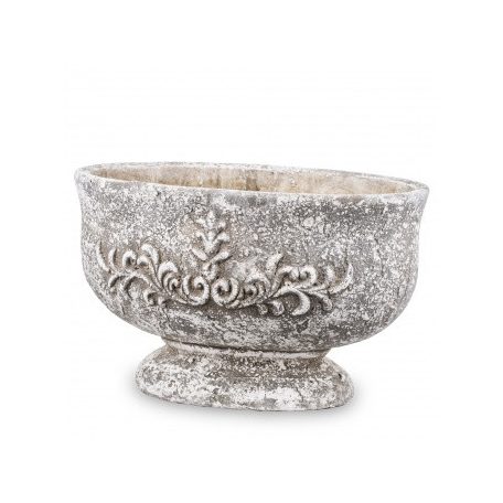 Beton kaspó mintás - 15,5x25x15,5 cm,  18,5x30x18 cm - Raktáron