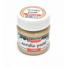Pentart, matt akrilfesték, mogyoró - 20 ml, 50 ml