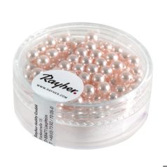   Renaissance üveg teklagyöngy - 4 mm - Rózsaszín - 85 db/doboz