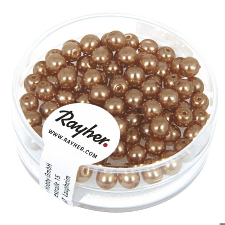 Renaissance üveg teklagyöngy - 4 mm - Halvány rózsaszín - 85 db/doboz