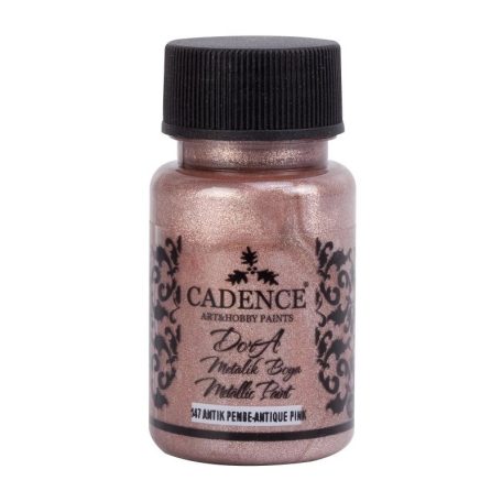 Cadence Dora Perla metálfesték - Antique pink - 50 ml - 147