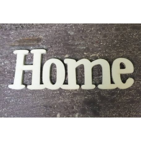 Fa "Home" felirat fehér