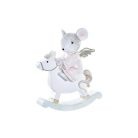 Egér hintalovon - 11x9x4 cm - Raktáron