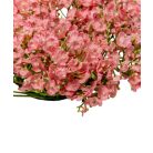 Apró virágos koszorú rózsaszín - 20 cm