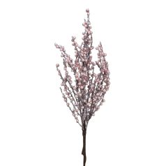Metál apróbogyós csokor - Rózsaszín - 45 cm