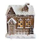 Mézeskalács házikó - LED-es - 15,5x12,5x10 cm - Raktáron