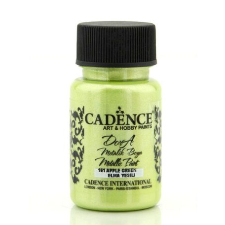 Cadence Dora Perla metálfesték - Apple Green - 50 ml - 161