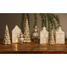 Egér figurák - fehér-bézs - 2 féle - 11,5x4,5x4 cm - Raktáron