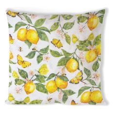 Ambiente párnahuzat - Fresh lemons white - 40x40 cm 