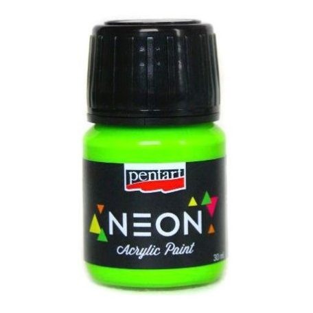 Pentart, neon akrilfesték, zöld - 30 ml