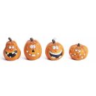 Halloween tök - A - 7x5,5 cm  