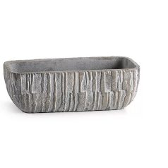 Beton kaspó téglalap alakú - 24x12 cm