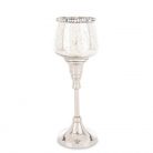 Elegáns üveg gyertyatartó - 24x8x8 cm, 27x8x8 cm, 31x8x8 cm - Raktáron