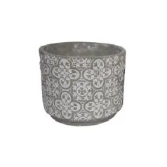 Beton kaspó mintás - 16,50x12,50 cm
