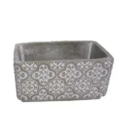 Beton kaspó mintás - 16,5 cm, 20,5 cm